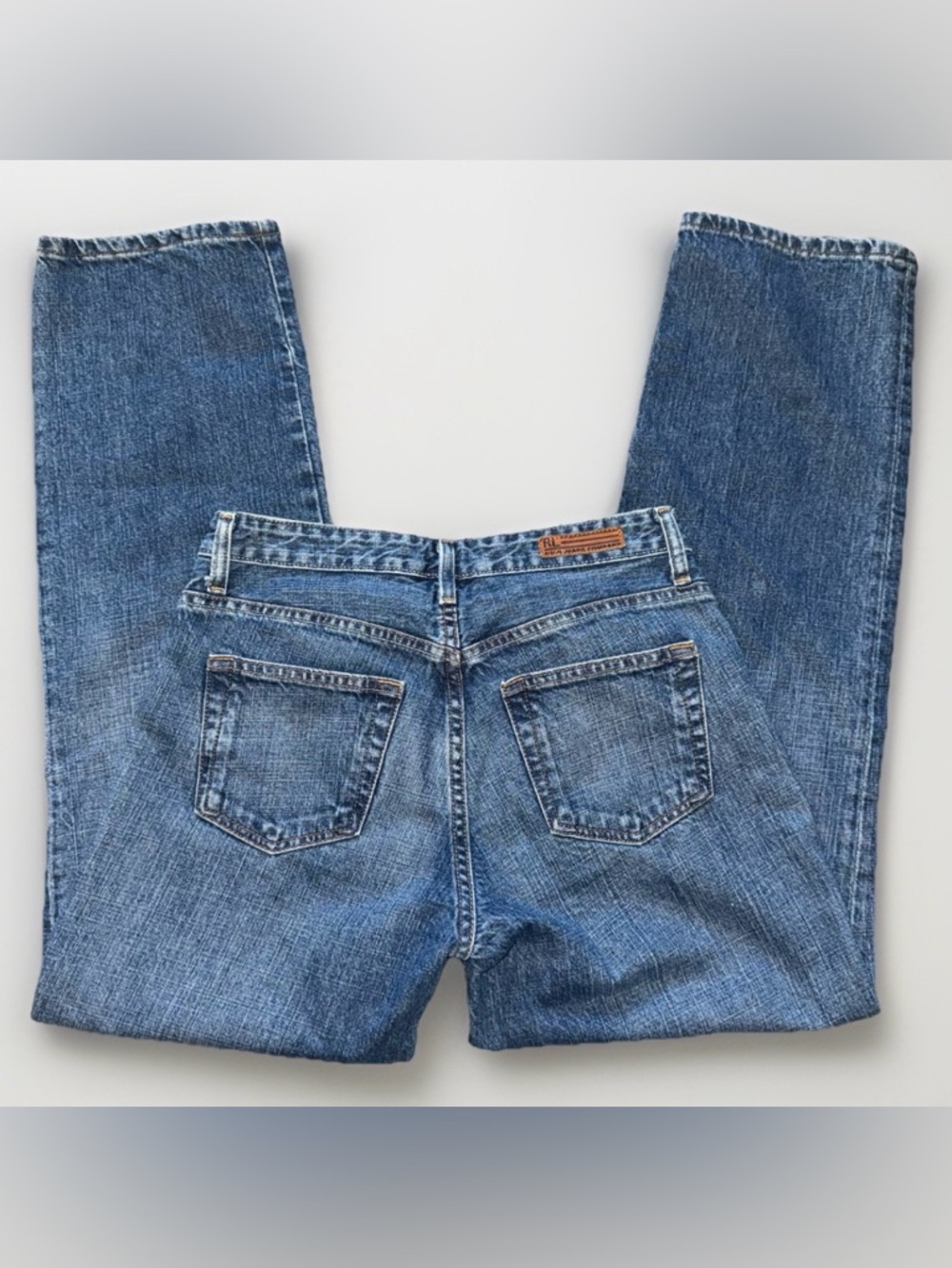 Vintage Ralph Lauren’s Saturday Straight Leg Jeans Size 4/30 Medium Wash